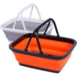 Lavabo Portable de 11l, évier de <span class=keywords><strong>Camping</strong></span> pliable, panier pliable et <span class=keywords><strong>souple</strong></span> avec poignée pour voiture, <span class=keywords><strong>Camping</strong></span>, randonnée et maison - Product Image 5