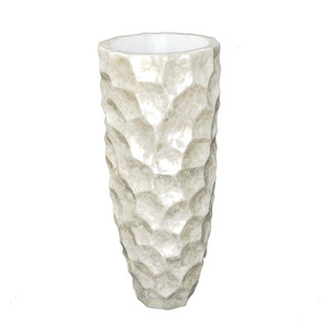 Vaso Grande e Alto in Fibra di Vetro FRP con Conchiglia Naturale <span class=keywords><strong>per</strong></span> Decorazione, <span class=keywords><strong>Vendita</strong></span> Calda - Product Image 3