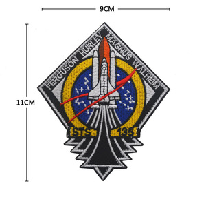 Pasokan komputer bordir NASA STS penemuan Apollo astronot kait dan lingkaran ban lengan - Product Image 2