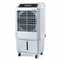Pendingin Udara Evaporatif Komersial 115W AC 70W DC 3 Pengaturan Kecepatan untuk Restoran Kapasitas Besar
