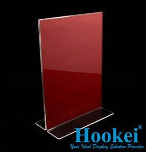 Promosyon için HOOKEI plastik ekran temizle akrilik işaret tutucu 8.5x11 - Product Image 2