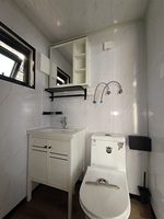 Maison préfabriquée en acier et aluminium, assemblage rapide, insonorisée, petit bureau modulaire avec dimensions et couleurs personnalisables