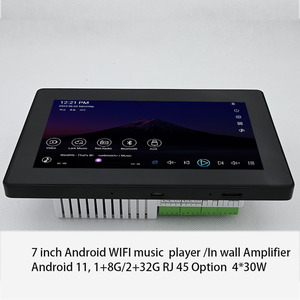 Tarjeta TF WiFi Android <span class=keywords><strong>de</strong></span> 7 pulgadas, video <span class=keywords><strong>de</strong></span> música en línea YouTube <span class=keywords><strong>Google</strong></span> Play pared pantalla táctil audio <span class=keywords><strong>sonido</strong></span> <span class=keywords><strong>amplificador</strong></span> doméstico - Product Image 6