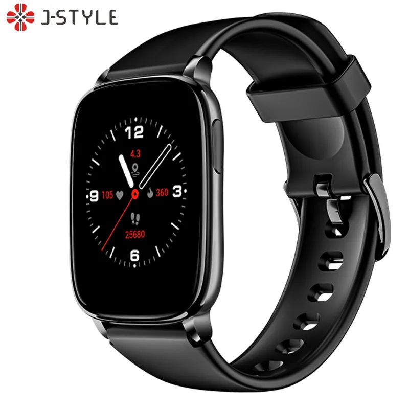 J-Style t900 smart watch with blood pressure and heart rate touch screen watch ultra amoled gifts for children
