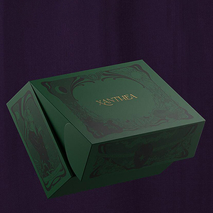 Venta al por mayor logotipo impreso personalizado sobres plegable caja de papel de regalo de cartón negro envío corrugado embalaje cajas de correo personalizado - Product Image 2