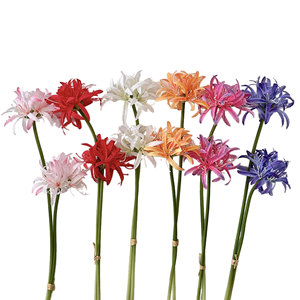 Artificial Spider Lilies Blue Purple <b>Silk</b> Flower High Simulation Home Decor Wedding Props - Product Image 5