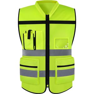 เสื้อกั๊กสะท้อนแสงสีน้ำเงิน ระบายอากาศได้ดี มองเห็นได้ชัดเจน ปลอดภัย สำหรับใส่บัตรประจำตัว เหมาะสำหรับวิศวกรสำรวจ ช่างวิศวกรรม และงานอื่นๆ - Product Image 4