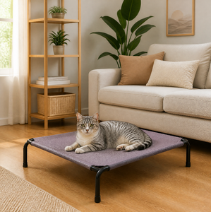 Lit pour animaux de compagnie surélevé ZT facile à démonter et à laver, respirant, résistant à l'humidité, grand lit pour chien, lit pour chien quatre saisons - Product Image 1