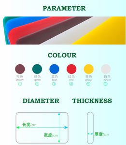 <span class=keywords><strong>Planche</strong></span> à découper rectangulaire professionnelle pliable en plastique rouge <span class=keywords><strong>avec</strong></span> réservoir de jus, surface non poreuse, non toxique, design multifonctionnel - Product Image 6