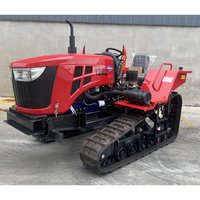 Tracteur à chenilles 100 CV avec moteur et transmission par engrenages pour les opérations agricoles, utilisation agricole à haute efficacité