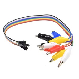 مشابك تمساح إلى سلك دوبونت قابس ذكر/أنثى 30 كابل توصيل سلك تمساح لاختبار الرصاص ، لاردوينو التوت بي ماكي - Product Image 3