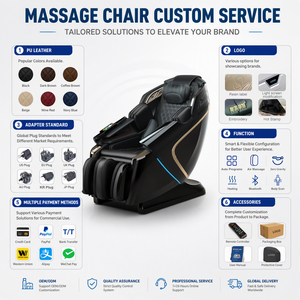 เก้าอี้นวดหยอดเหรียญหนัง PU คุณภาพส่งออกสำหรับธุรกิจ - Product Image 2