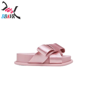 Sandalias de Plataforma con Lazo 2026 para Mujer, Punta Redonda, Verano, Casuales, Chanclas de Playa - Product Image 6