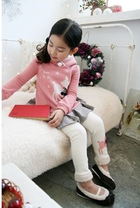 Vêtements pour enfants en gros, ensemble de 2 pièces, t-shirt à manches longues à capuche décontracté avec pantalon pour filles, fabriqué en Chine - Product Image 2