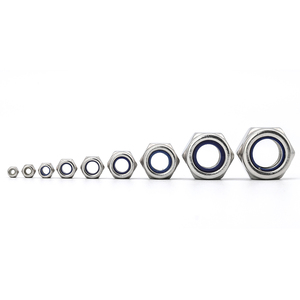 Tuerca de Seguridad Hexagonal de Acero al Carbono/Acero Inoxidable 304, M2 M2.5 M3 M3.5 M4 M5 M6 M12, Tuerca Autoblocante DIN985 - Product Image 5