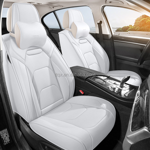 Grey Luxury <strong>Car</strong> <strong>Seat</strong> Covers Full Set Nappa Leather 360 <strong>Wrap</strong> Fit <strong>for</strong> Ford F-150 Escape Explorer All Season Universal - Product Image 2