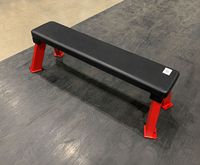 Banc de musculation plat commercial MRD-SH34, banc de musculation robuste pour la salle de sport et les entraînements avec poids libres
