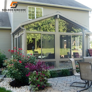 Pièce en verre à cadre en aluminium GS avec panneaux fixes et fenêtres coulissantes pour une utilisation en toutes saisons - Product Image 5