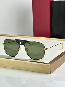 2025 nouvelle marque concepteur Double pont en <span class=keywords><strong>cuir</strong></span> garni Aviation lunettes de soleil femmes hommes alliage cadre pilote lunettes de soleil - Product Image 6