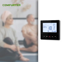 Comfurter 24v 3 Fan Speed EC Fan Modulating Relay Valve Modbus RS485 Wifi Tuya Control de voz Controlador de temperatura ambiente