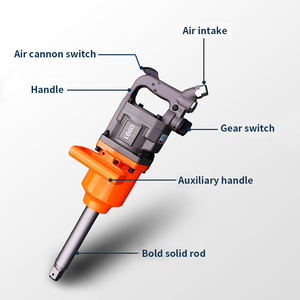 Llave de Impacto Neumática de Doble Martillo de 3800 Nm y 1 Pulgada, Pistola de Impacto de Aire de Alto Torque para Reparación Industrial de Camiones - Product Image 1