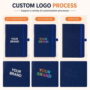 Promotional Custom Note <b>Books</b> with Printing Logo Wholesale A6 Hardcover PU Leather Notebook for Business Gifts Notebooks - Product Image 3