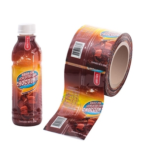 Prix d'usine direct <span class=keywords><strong>Film</strong></span> de rouleau d'étiquettes thermorétractables en plastique pour l'emballage de bouteilles de boissons - Product Image 4