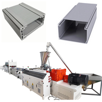 Machine d'extrusion à double vis pour gaine de câblage en PVC, profilé de gestion des câbles électriques, barre profilée, film de paille de filament