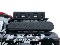 Barre de ramassage universelle avec boîtes de pêche latérales Boîte de rangement latérale Support de lit de camion universel pour Tacoma Tundra F-150 Silverado