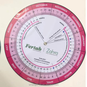 Calculadora de Fecha de Parto de Plástico con Calculadora de IMC, Disco Giratorio, Impresión a Todo Color, Logotipo Personalizado - Product Image 4
