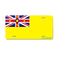 Plaques d'immatriculation personnalisées avec drapeau de la Martinique, plaque d'immatriculation nationale personnalisée, souvenir de pays, cadeau, plaque décorative