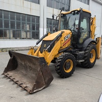 Haute Performance Utilisé JCB 3CX Chargeuses-pelleteuses Excavatrices Rentable 4x4 Retroexcavadora d'Occasion JCB 4CX Faibles Heures ECO