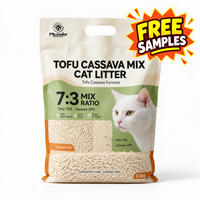 Service OEM Litière pour chat 3 en 1 (Tofu, Manioc, Bentonite) pour animaux de compagnie