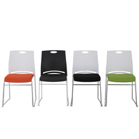 Chaise de direction moderne professionnelle nouvelle fonction pliable en acier-plastique robuste pour les zones industrielles à fort trafic