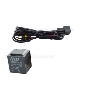 Rơle Khai Thác Phụ Kiện Xe Hơi 80A 12V Off-Road Led Công Việc Nhẹ H1 H3 H7 Xenon Dây Cung Cấp Điện Dây <span class=keywords><strong>HID</strong></span> Đèn Pha Bulb Dây - Product Image 2