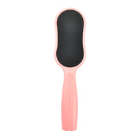 Râpe à pieds professionnelle en plastique rose, blanc et bleu pour l'élimination des callosités, outils de pédicure, soins personnels, vente en gros
