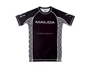 Rashguard Rashuard <span class=keywords><strong>Bjj</strong></span> Fight <span class=keywords><strong>No</strong></span> <span class=keywords><strong>Gi</strong></span> Mma para Hombre, Rashguard de Jiu Jitsu Personalizado de Manga Corta para Artes Marciales - Product Image 1
