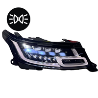 Phares LED automobiles ZWENJIN pour Land Rover Range Rover Sport L494 2018-2022, phares laser à quatre yeux LED 12V, feux LED pour voiture
