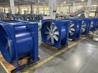 Ventilateurs axiaux industriels à haute température et grand volume d'air pour le séchage des fruits