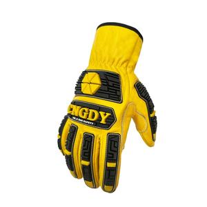 Ironclad Men <span class=keywords><strong>Work</strong></span> <span class=keywords><strong>Glove</strong></span> 360 CUT <span class=keywords><strong>LEATHER</strong></span> Guantes IMPACT Guantes amarillos de seguridad para el trabajo - Product Image 1
