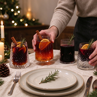 Pot à bougie en verre borosilicate transparent, soufflé à la main, en forme de cône, personnalisable avec logo, qualité alimentaire, pour la décoration intérieure et les coffrets cadeaux (vente en gros)