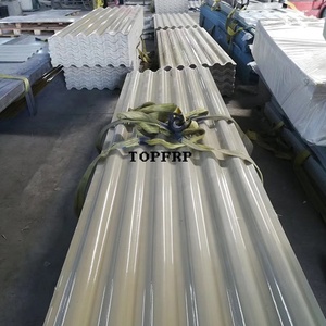 แผ่นหลังคาคอมโพสิต FRP แผ่นหลังคาไฟเบอร์กลาสเสริมแรงแบบลูกฟูก - Product Image 4