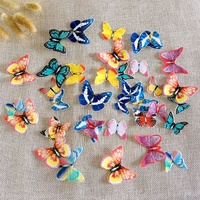 Décorations de gâteaux comestibles en papier wafer pour mariage, papillons, fleurs, flocons de neige – multicolores pour Thanksgiving et fêtes de Noël