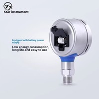 Manomètre numérique CYYZB3, capteur transmetteur à silicium diffusé haute précision, batterie intégrée, acier inoxydable, IP54, 2 ans de garantie