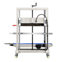 Machine de scellage automatique verticale pour sachets alimentaires à fermeture éclair, film plastique continu, scelleuse à bande thermique