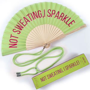 Ventagli Portatili in Legno di Bambù Personalizzati con Logo Grande Stampato, Alta Qualità, Pieghevoli, Dipinti, per Matrimoni - Product Image 5