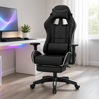 Chaise de jeu en similicuir ALINUNU ODM OEM pour salle de jeu, chaise de jeu ergonomique avec accoudoirs réglables