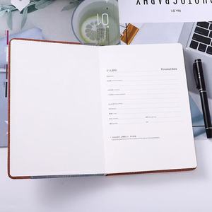 Leather Cover A5 Spiral Bound Notepad with Card Slots | Gift Edition Office Stationery-in Stock Wholesale - Product Image 5