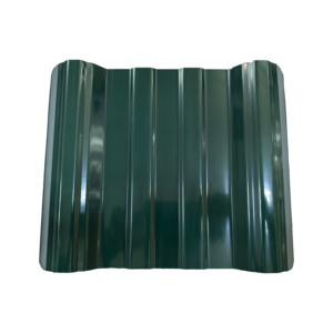 Fábrica forma de onda 1050mm tejas españolas corrugado UPVC hojas de techo Color estable ASA Teja De PVC Casa de resina sintética - Product Image 4