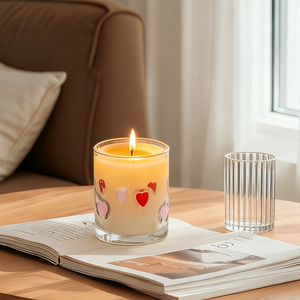 Vasos de Vidrio de Lujo para Velas, Vasos para Bebidas con Diseño Navideño, Cristalería para Decoración de Bodas - Product Image 5